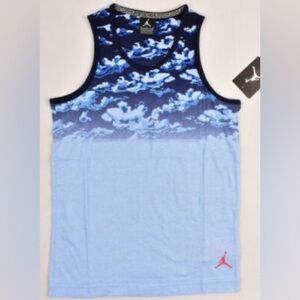 Jordan Nike Jumpman tank size XL boys kids blue like new basketball style